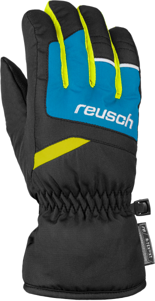 Reusch Bennet R-TEX® XT Junior 6061206 7002 black blue yellow front